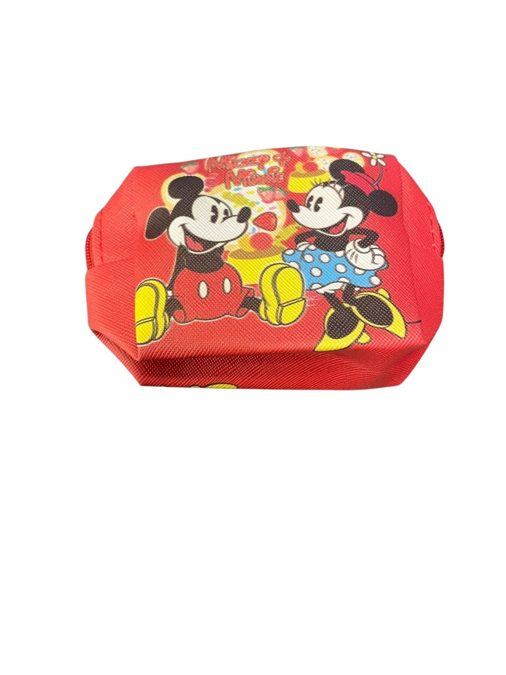 Red Mickey & Minnie Kids Accessory Pouch